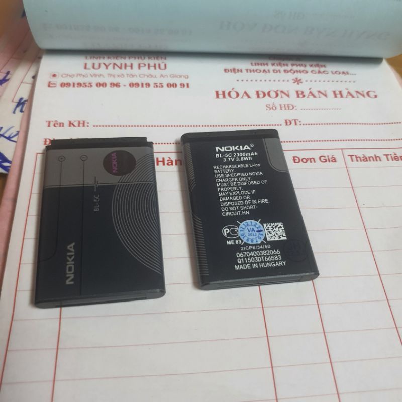 PIN NOKIA 5C ZIN CAO CẤP DUNG LƯỢNG CAO 2800mah