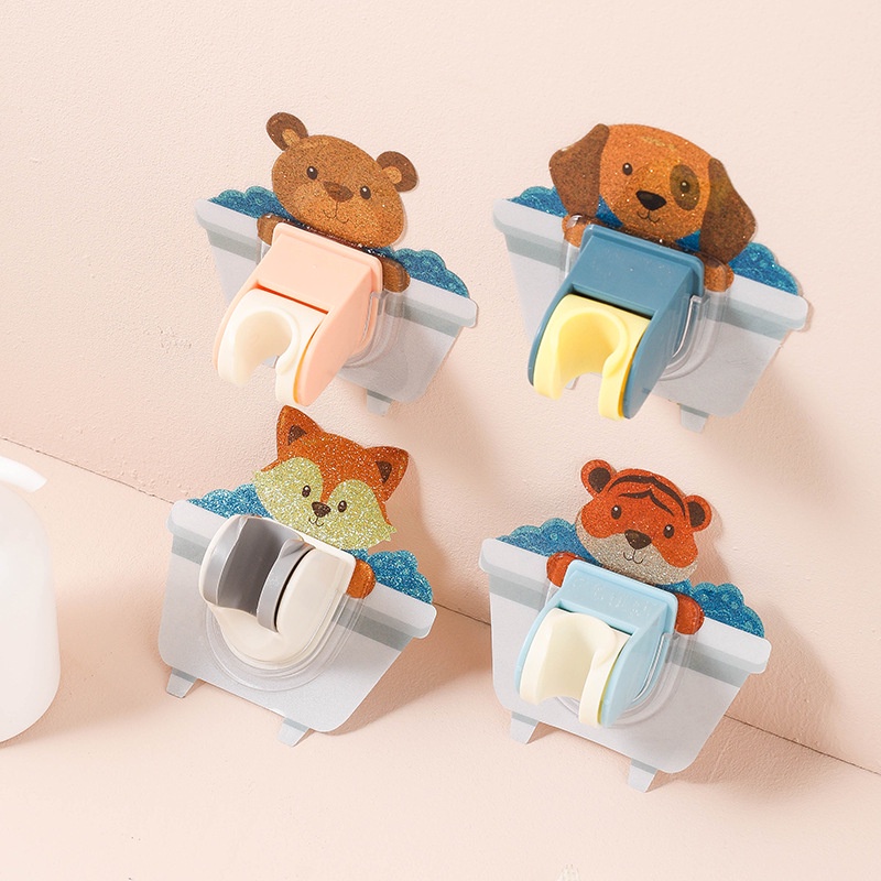 Giá Đỡ Cố Định Vòi Hoa Sen Hình Hoạt Hình Không Cần Đục Lỗ.