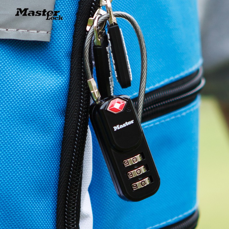 Khóa kết hợp Master của Mỹ Khóa hải quan TSA khóa hành lý lên máy bay ổ khóa mini lock khóa ba lô