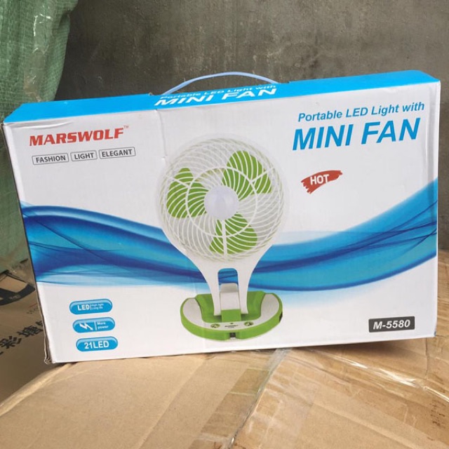 Quạt tích điện có đèn