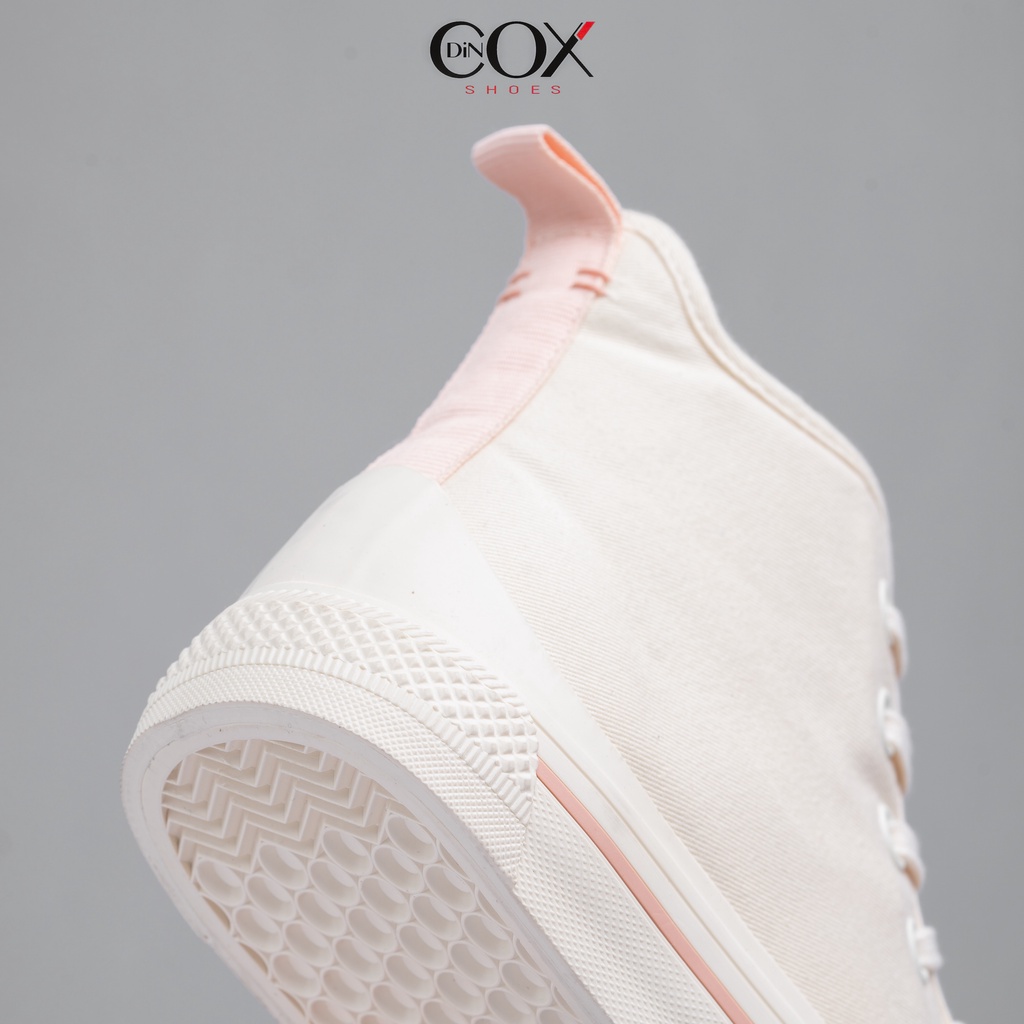 Giày Sneaker Vải Nữ DINCOX D09 Năng Động Cá Tính White