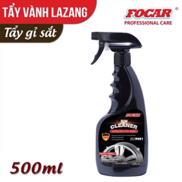 Dung dịch tẩy vành lazang Rim cleaner focar 500ml