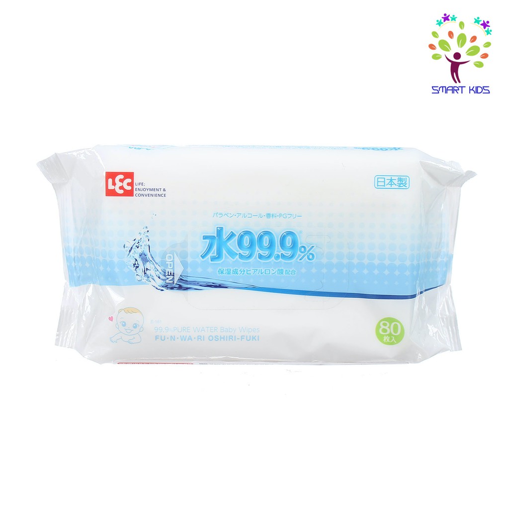 { SALE221 } Giấy ướt LEC nước tinh khiết 99,9% E161 80 tờ/gói ( Hàng NEW )