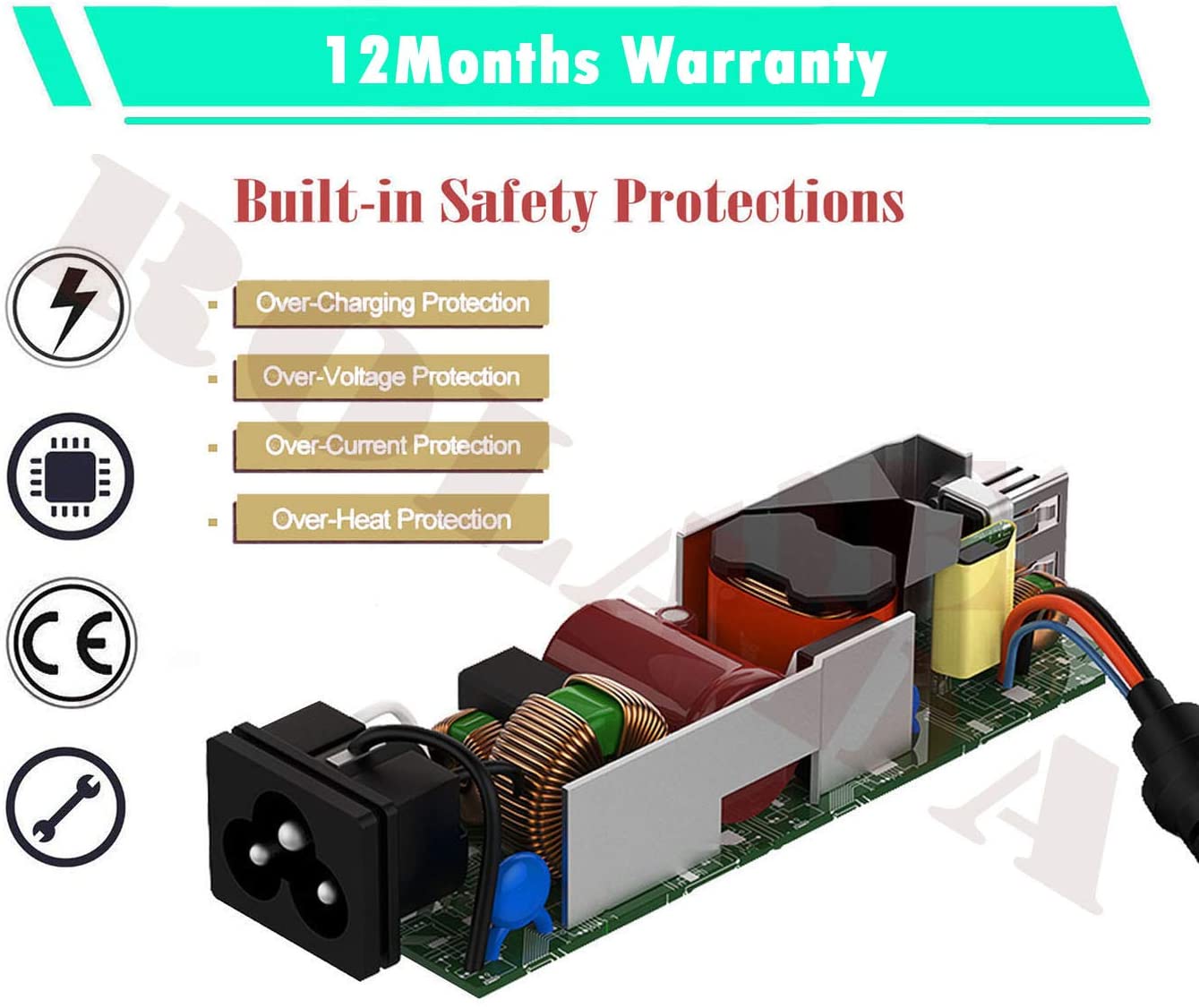 Dây Sạc 42w 14v 3a Cho Màn Hình Lcd Samsung-monitor Syncmaster S24d590pl S24d390hl S27d390h S22c300h S27d3 S24d27 / 65 / Ln355d