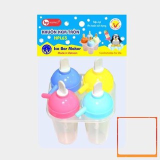 💥 hàng chất lượng 💥 khuôn nhựa làm kem que hfc - hpl63 - kem tròn 4c
