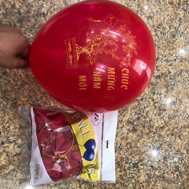 Bóng Chúc Mừng Năm Mới 2.8g