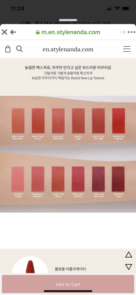 SON 3CE CLOUD LIP TINT PHIÊN BẢN MỚI NHẤT 2019 ( đủ bill) | BigBuy360 - bigbuy360.vn