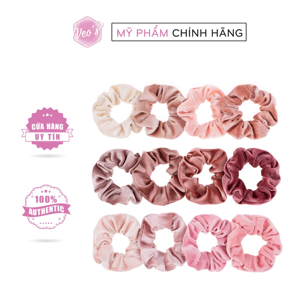 [Quà tặng] Dây buộc tóc Scrunchies nhiều màu sắc phong cách Hàn Quốc (Giao ngẫu nhiên)