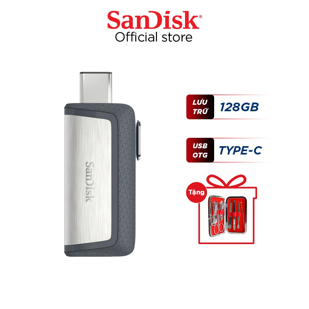 USB OTG 3.1 Gen 1 SanDisk 128GB SDDDC2 Ultra Dual Drive USB Type-C upto 150MB/s
