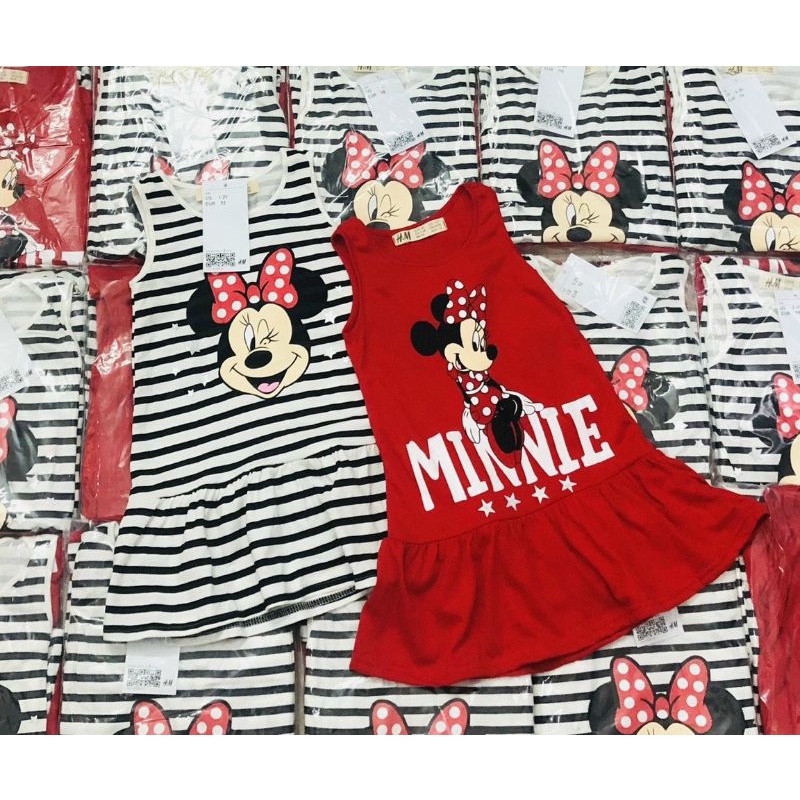đầm Minnie đỏ, sọc h.m 1/2t đến 8/10t 10kg đến 25kg