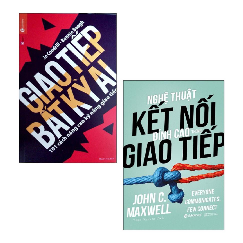 Sách - Combo: Giao Tiếp Bất Kỳ Ai + Nghệ Thuật Kết Nối Đỉnh Cao Trong Giao Tiếp (2 cuốn) [Thái Hà Books]