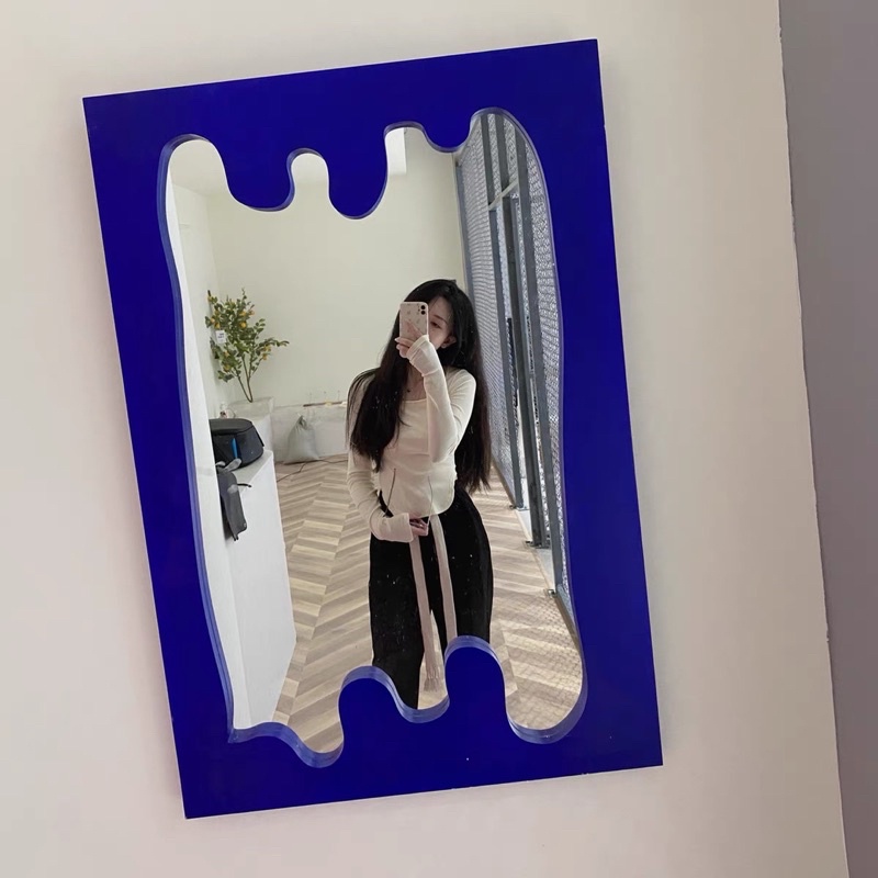 Gương lượn sóng + Đèn led