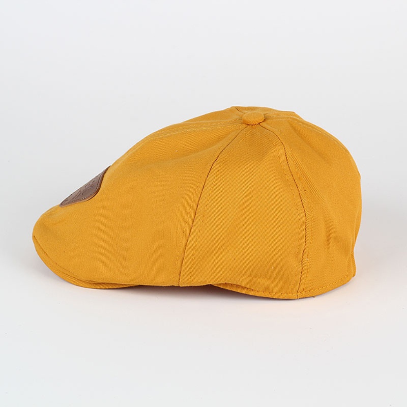 Youyo Mũ Beret Cotton Phẳng Phong Cách Cổ Điển Họa Tiết Hoạt Hình Cho Bé Trai