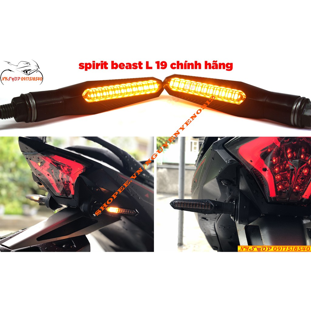 COMBO Xi nhan Spirit Beast L19 (chính hãng full box) giá 1 cặp kèm chớp led điện tử