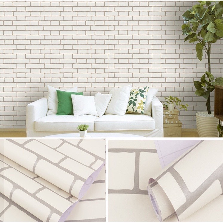DECAL 1m Giấy dán tường khổ rộng 45cm MẪU GẠCH ELL065