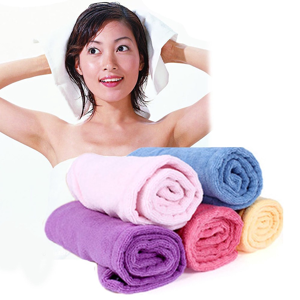 Khăn mũ trùm đầu màu khô hút nước tiện dụng dành cho các spa làm đẹp tiện dụng