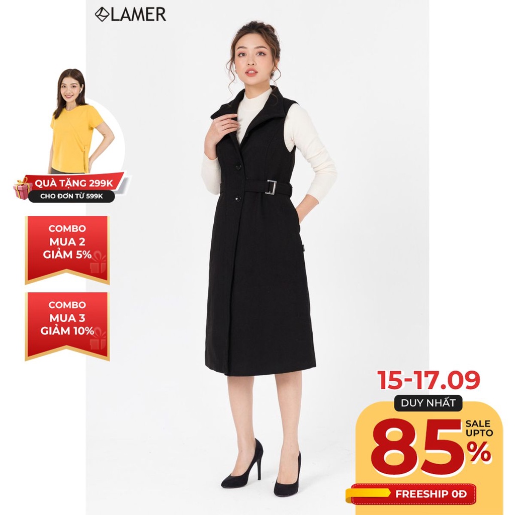 Áo dạ nữ choàng, cổ tàu LAMER L65W18T037