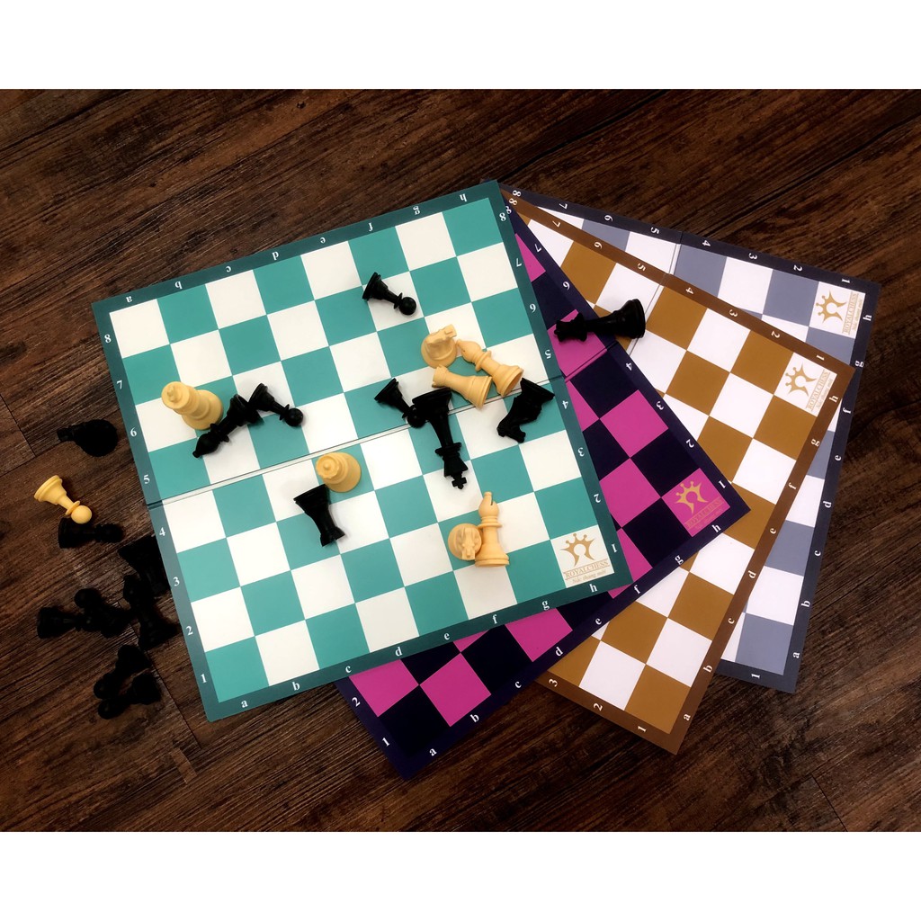 Bộ cờ vua tiêu chuẩn thi đấu YB (Bàn format) ROYALCHESS Bàn 40cm*41cm