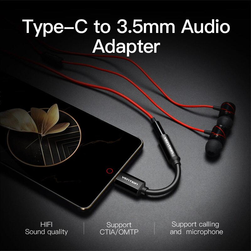 Cáp Chuyển Đổi Âm Thanh Type C Sang 3.5mm 3.5 Aux Usb C Cho Huawei P30 Pro Xiaomi Mi 9 8 Se Oneplus 7 Pro