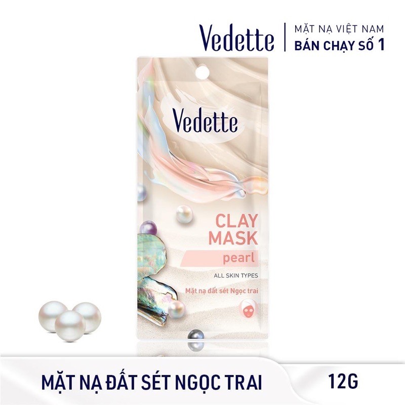Mặt nạ đất sét Vedette 12g