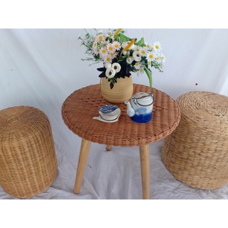 Bàn Trà Chất Liệu Mây Đan Tự Nhiên - Nhiều Kích Thước
