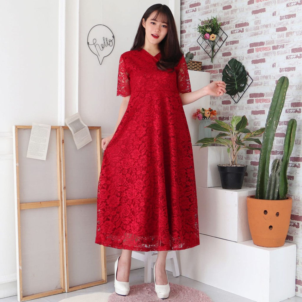 Áo thun dài tay VIONA | Đầm Brocade đẹp | Đầm dự tiệc thiết kế mới nhất