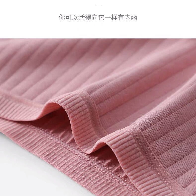 Set 4 Quần Lót Boxer Cotton Plus Size Kháng Khuẩn Cho Nữ