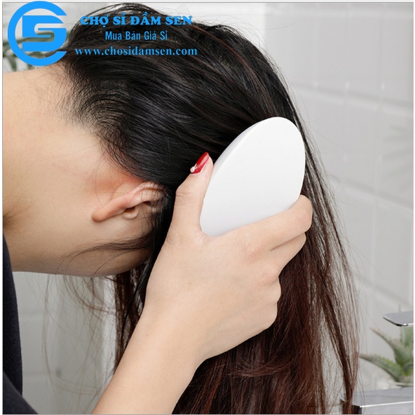 Lược gội đầu massage, lược gội đầu bằng silicon, dụng cụ massage đầu khi tắm siêu tiện dụng G338-Luocgoidau-CC