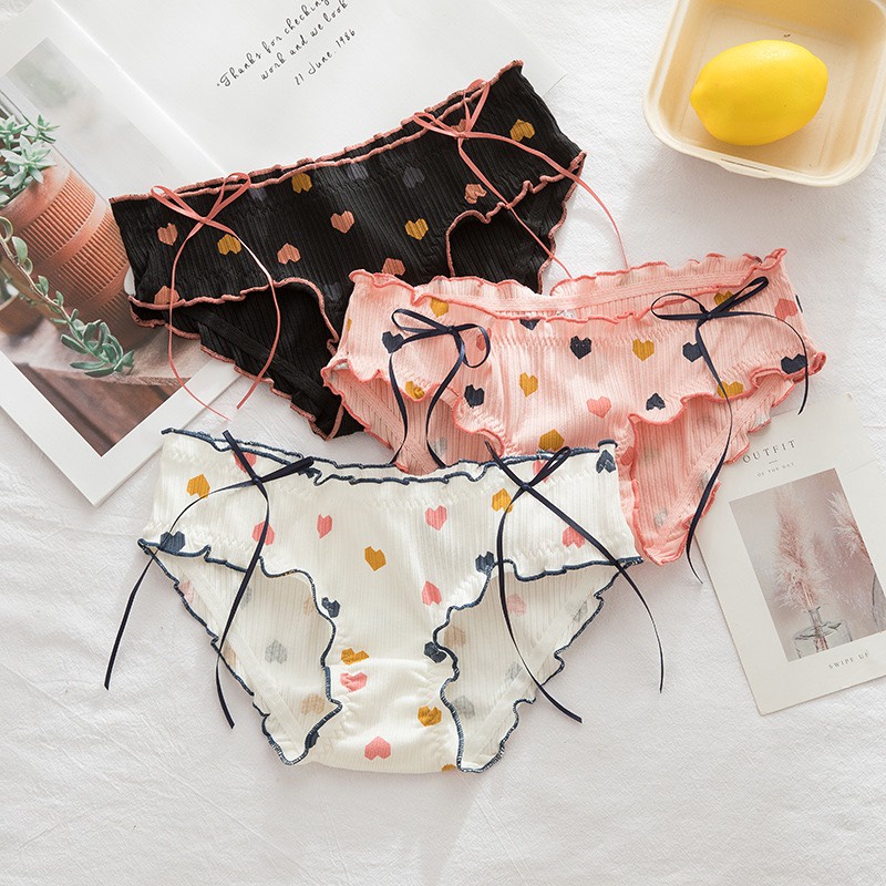 Quần Lót Đôi Couple Cao Cấp Hình Tim  Siêu Kute S82