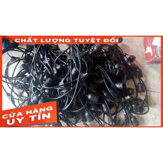 Bộ đuôi đèn 10m 20 đuôi ngoài trời chống nước tuyệt đối