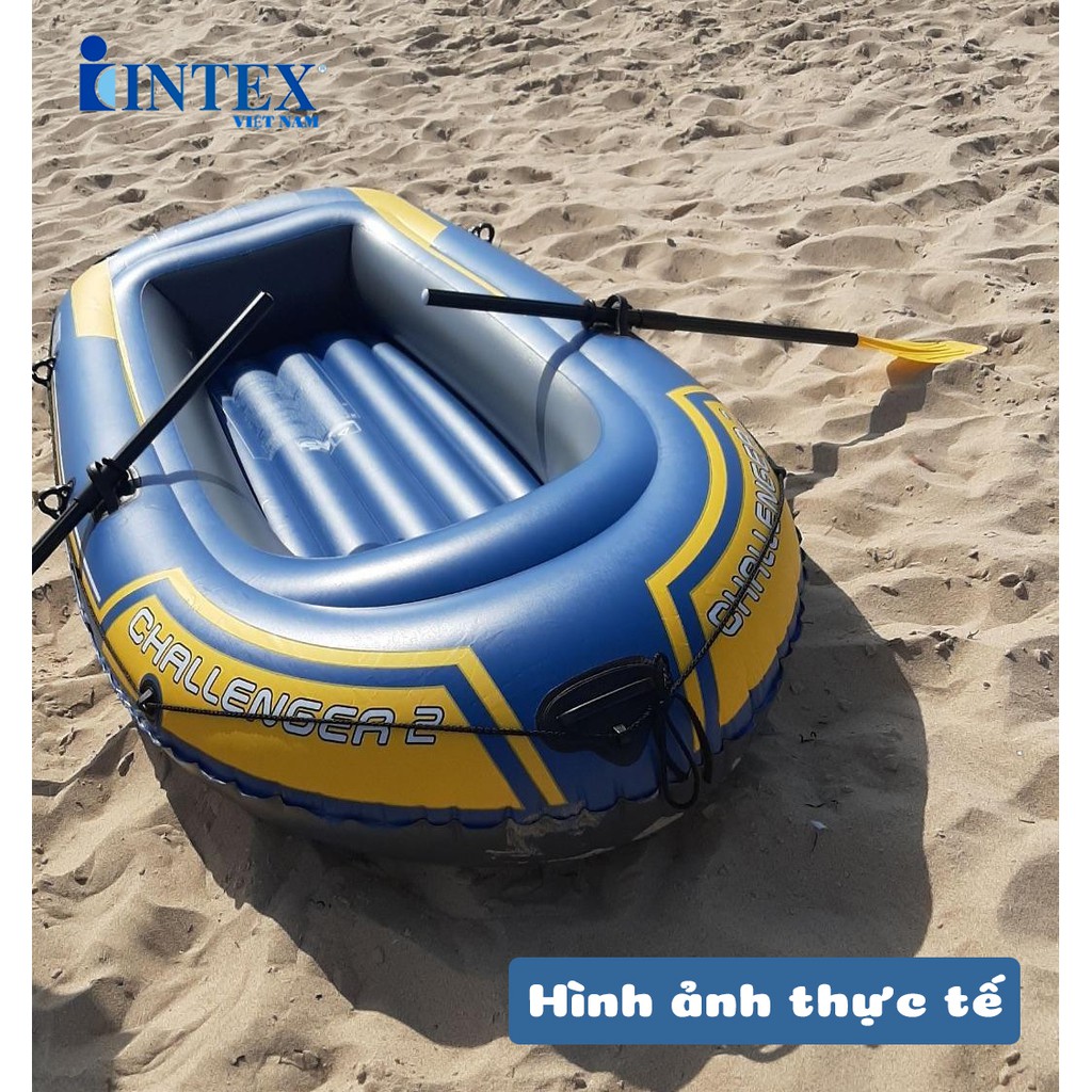Thuyền bơm hơi INTEX Challenge chính hãng 2 người 68367, bảo hành 12 tháng