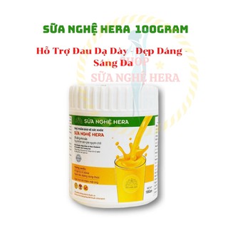 Sữa Nghệ HERA SN02 Hỗ Trợ Đau Dạ Dày - Làm Đẹp Da - Tốt Cho Mẹ Sau Sinh [CHÍNH HÃNG](HỘP 100GRAM)