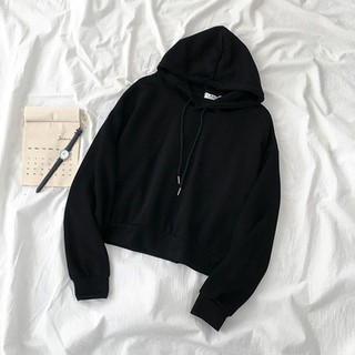 Áo hoodie nỉ trơn basic