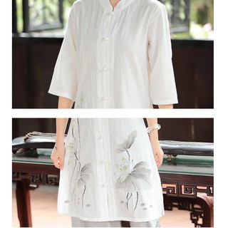 [SẴN SIZE M] SET HÁN PHỤC BẠCH LIÊN HOA (KÈM ẢNH THẬT)
