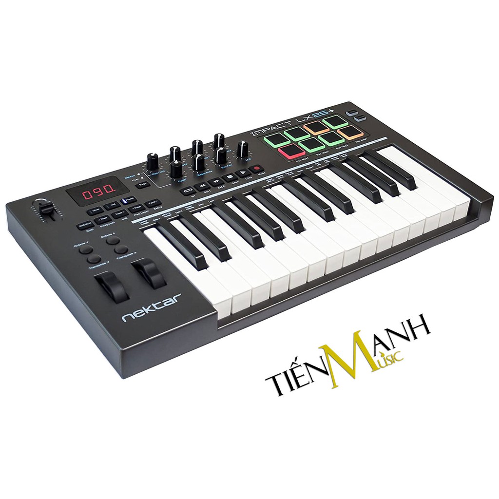 Nektar Impact LX25+ Midi Keyboard Controller 25 Phím Cảm ứng lực (Bàn phím sáng tác - Sản xuất âm nhạc Producer)