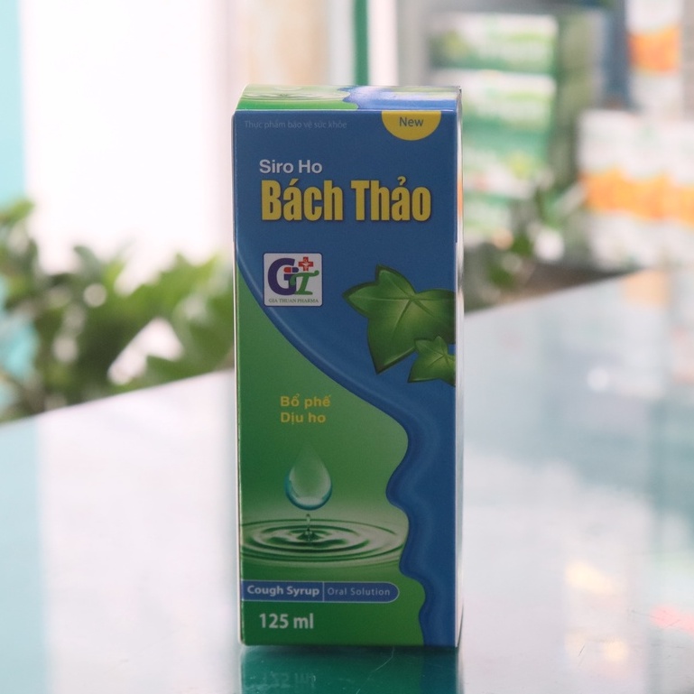 {Chính hãng} Siro ho Bách Thảo - Hỗ trợ giảm ho, đau họng, ngứa rát cổ họng (chai 125ml)