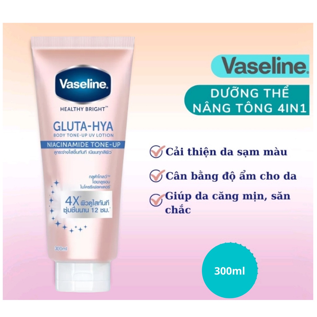 Combo Vaseline dưỡng ngày đêm chống nắng & nâng tông gấp 4 lân