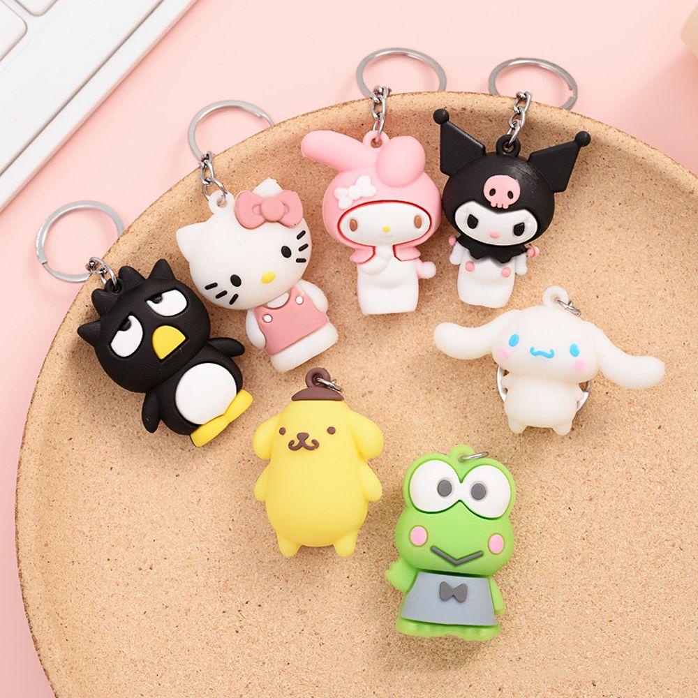 Mặt Dây Chuyền Nhỏ Hoạt Hình Động Vật Pudding Cinnamon Thỏ Cinnamon Ếch Chim Cánh Cụt Kuromi Melody Cattoon