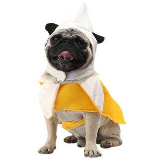 Bộ đồ hóa trang Halloween hình quả chuối cho thú cưng
