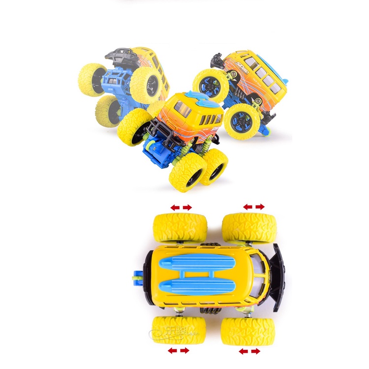 Siêu phẩm xe buýt bánh đà, ô tô đồ chơi cho bé