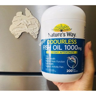 Dầu cá Nature’s Way 1000mg 200Viên