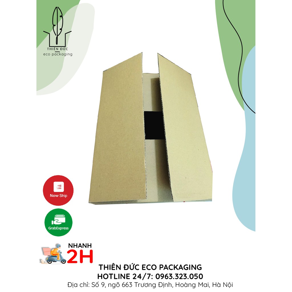 Combo 10 THÙNG GIẤY 40X30X25 CM cỡ to GIÁ RẺ - BAO BÌ XANH - THÙNG CARTON dùng đóng hàng, chuyển đồ, lưu trữ đồ đạc