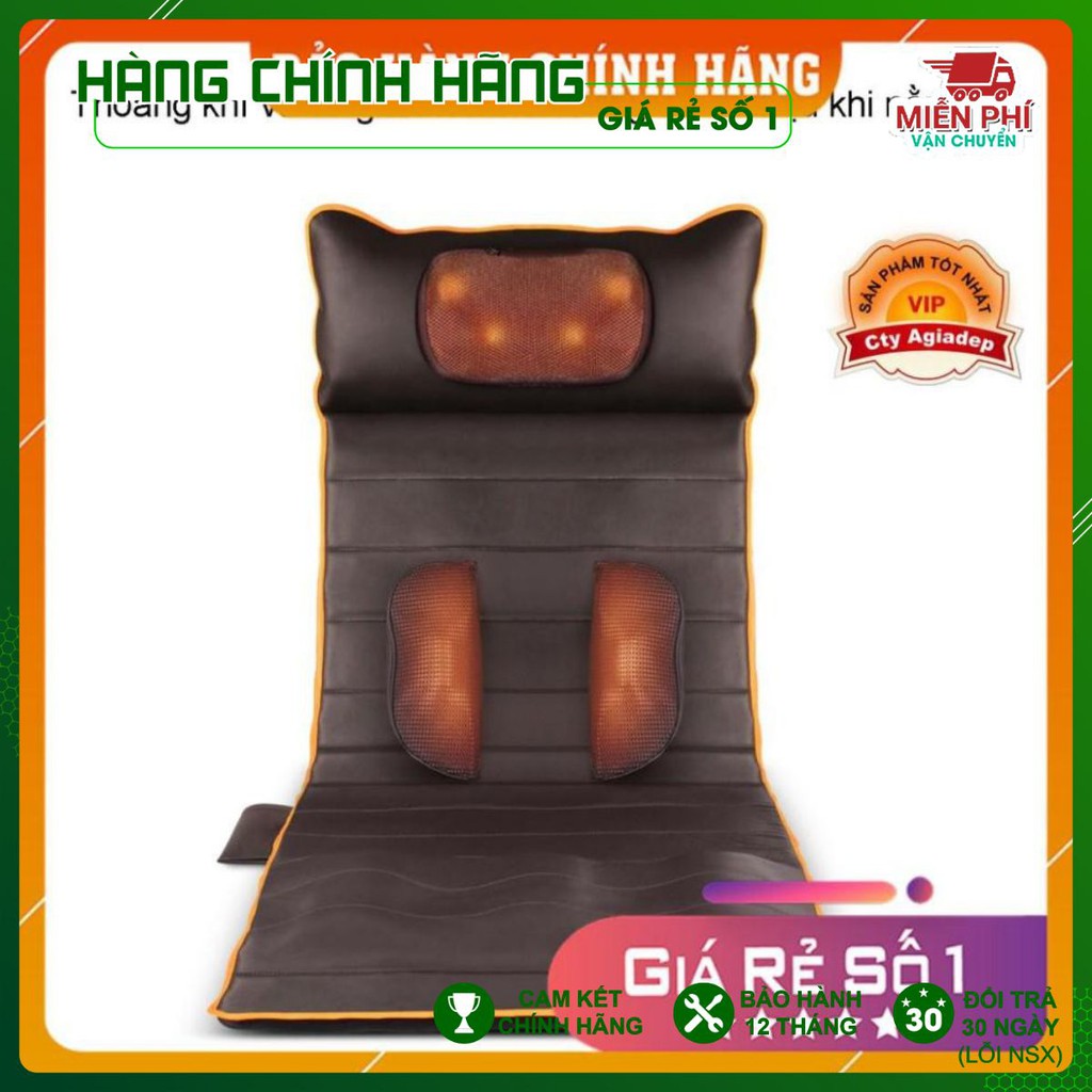 Đệm Massage hồng ngoại Phiên bản xịn nâng cấp ADG Benbo matxa cho giấc ngủ ngon [ UY TÍN ]