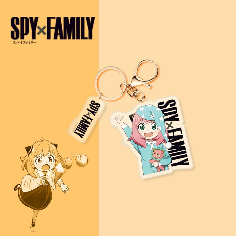 Móc Khóa Nhựa Acrylic Hình Nhân Vật Anime Yor Loid Anya