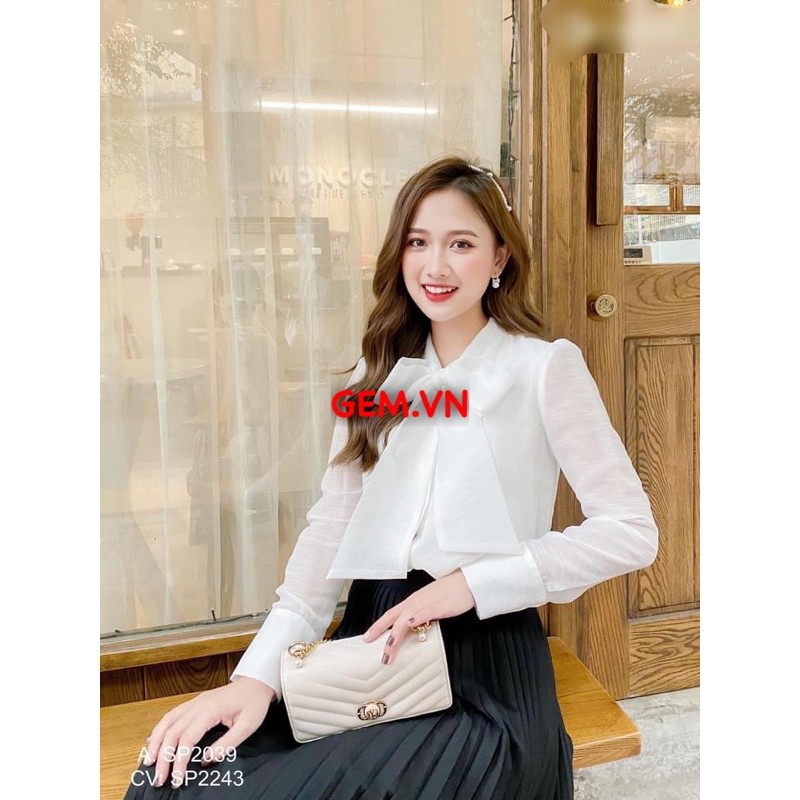 [BÁN BUÔN&amp;LẺ] Áo sơ mi nữ G80 - chất tơ đẹp - đi học hay công sở đều thời trang - dễ phối với các loại chân váy và quần