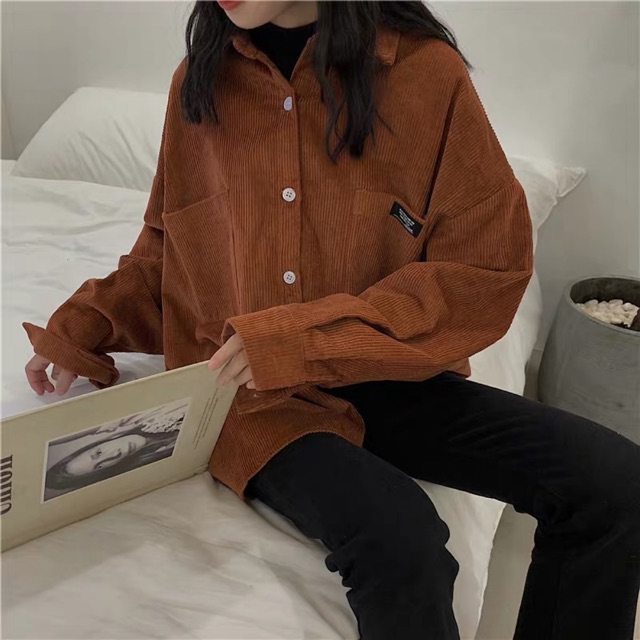 [order] áo sơmi form rộng ulzzang