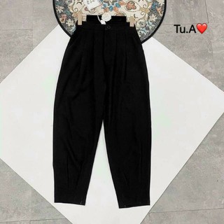 Quần baggy khoá gấu