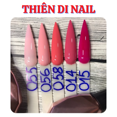 Sơn gel Vandonnie màu 55-15 - Tông hồng Thiên Di Nail