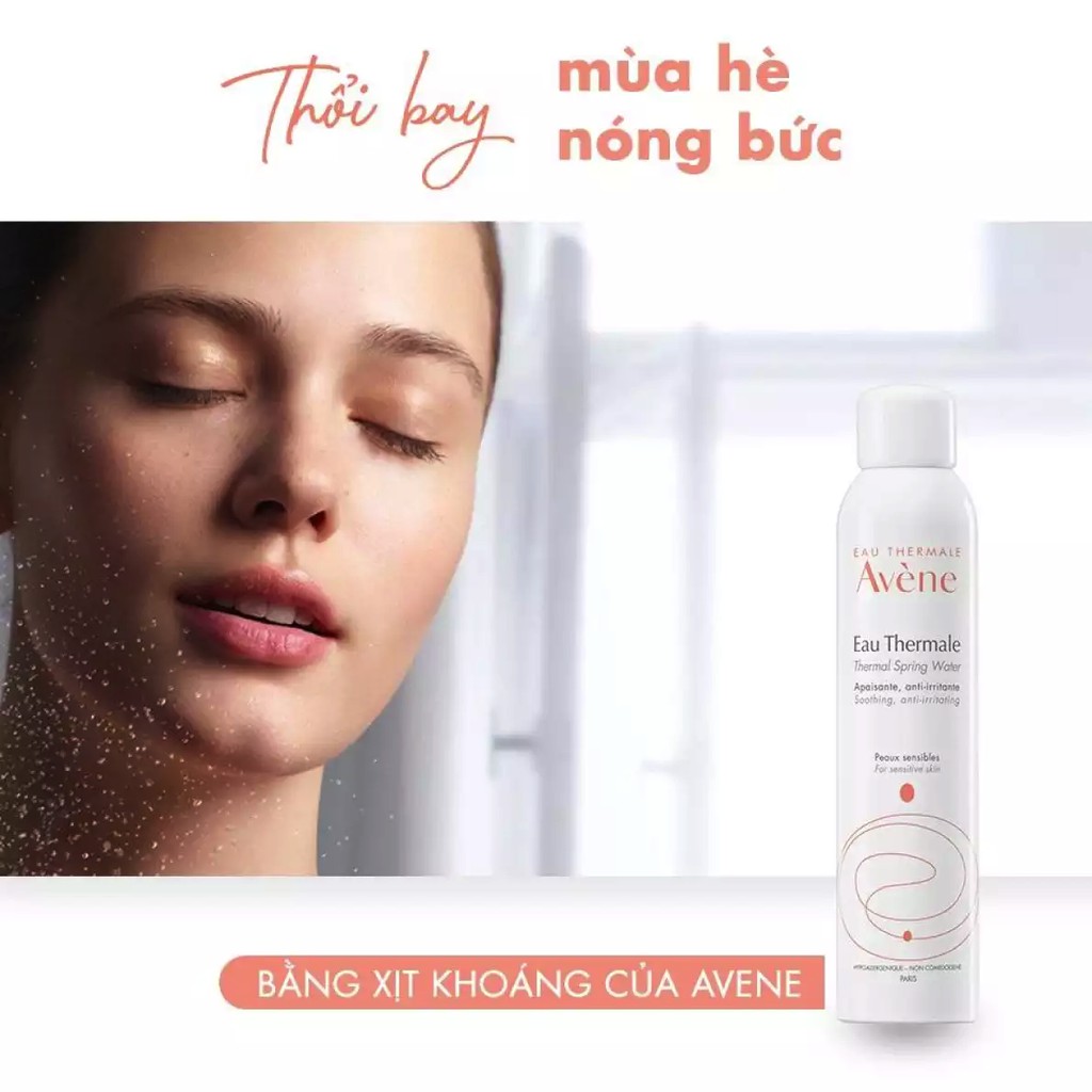 Xịt Khoáng Avene Thermal Spring Water - Nước khoáng Avene dưỡng ẩm, làm mềm mịn da 50/150/300ml