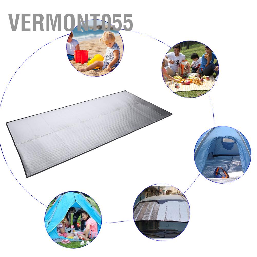 Có thể bán buôn 3 Loại Lều Cắm Trại Ngoài Trời Thảm Ngủ Nệm Chống Ẩm Lá Nhôm EVA Pad Vermont055 Hàng giao ngay